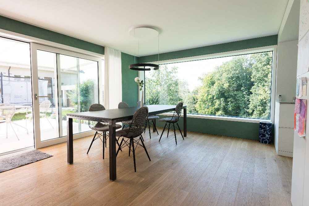 Vollholzboden in Wohnraum